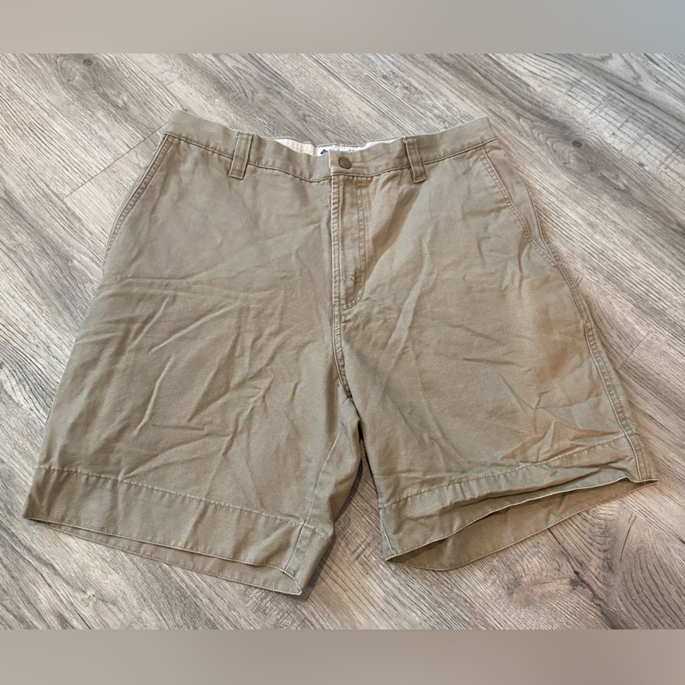 Columbia Mens Size 34 Shorts Khaki Hiking Walking Quick Dry Inseam 9”